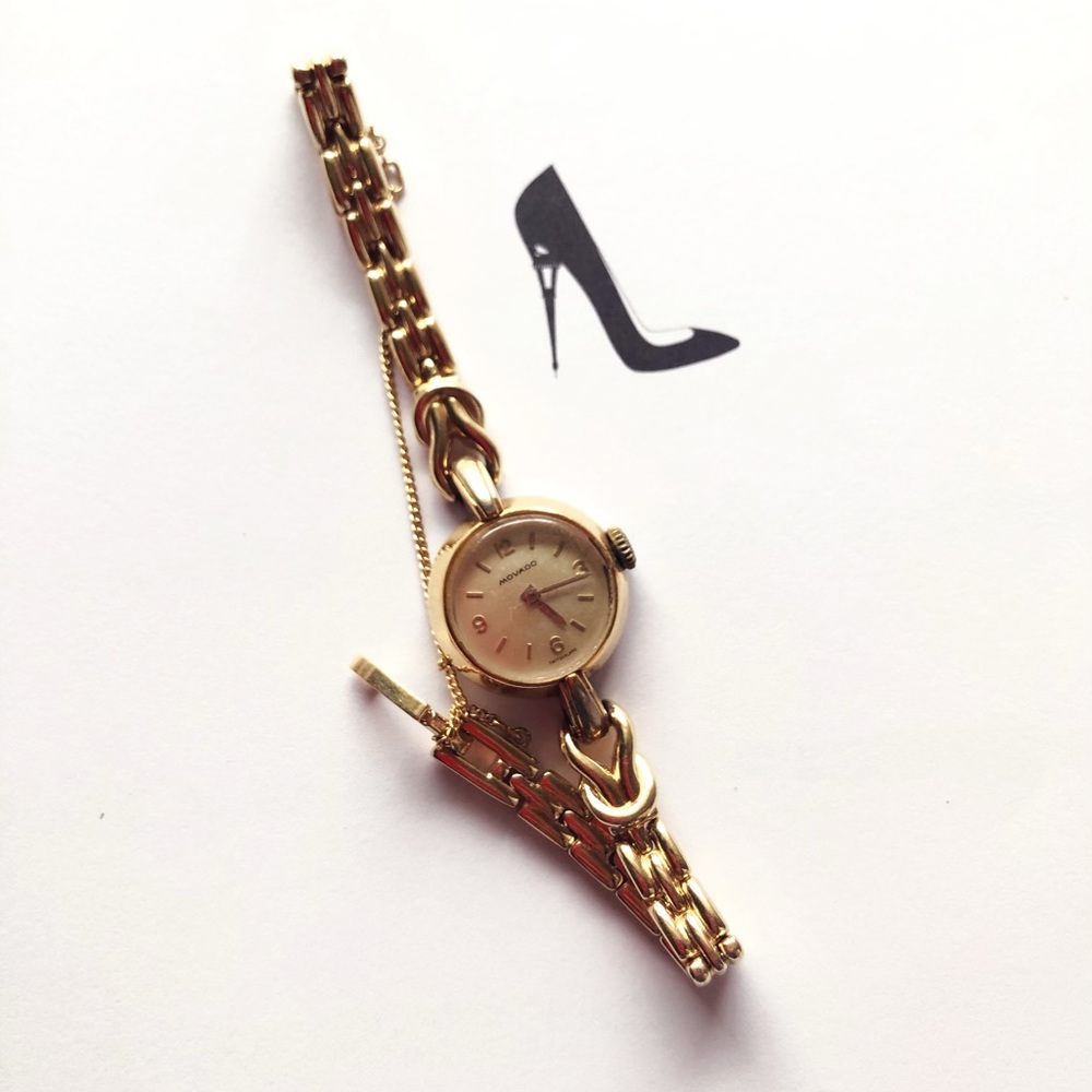 Movado Vintage Watch 1930's 14KGold, keeps running